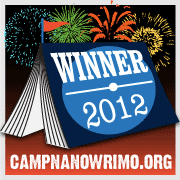Camp NaNoWriMo Winner August 2012 Badge